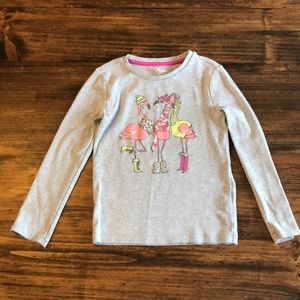 Gymboree flamingo long sleeved t-shirt
